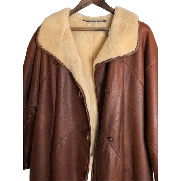Marcos genuine lamb shearling coat - Picture 3 of 15